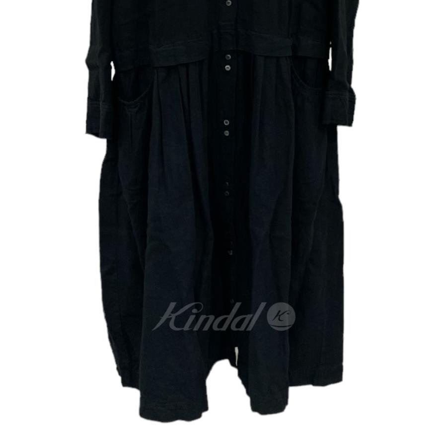 【値下げ】nest Robe 23SS ブラックリネンショールカラーワンピース ブラック サイズ:F (NAMBAなんなん店) 【値下げ】nest Robe 23SS ブラックリネンショールカラーワンピース ブラック サイズ:F (NAMBAなんなん店)