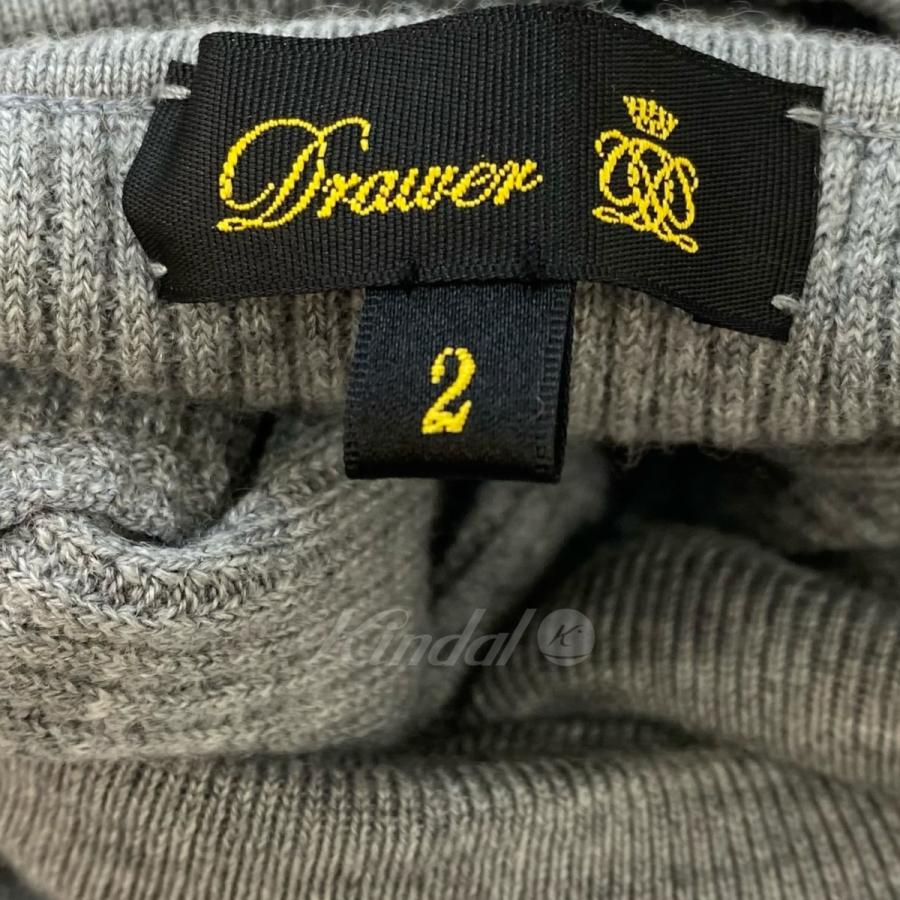 DRAWER ドゥロワー タートルネックニット パフスリーブ Cashmere混 