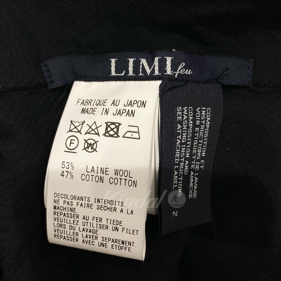 LIMI feu（リミフゥ） LIMIfeu 23AW DISTRESSED SERGE HENLEY SHIRT