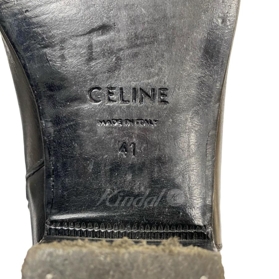 CELINE 【値下げ】CELINE ジャクノジップブーツ サイドジップ ブラック 