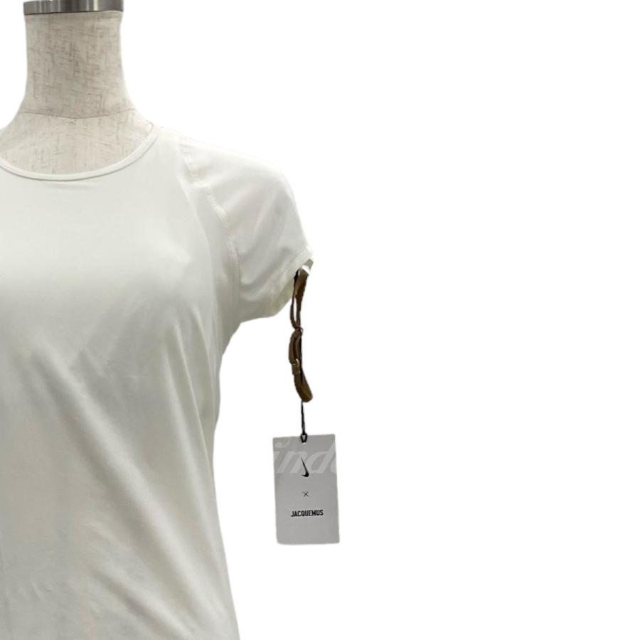 値下げ】NIKE×JACQUEMUS 半袖ワンピース ホワイト サイズ：S (NAMBA 