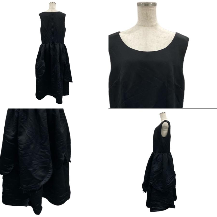 COMME des GARCONS 【値下げ】COMME 23AW 縮絨ノースリーブワンピース 