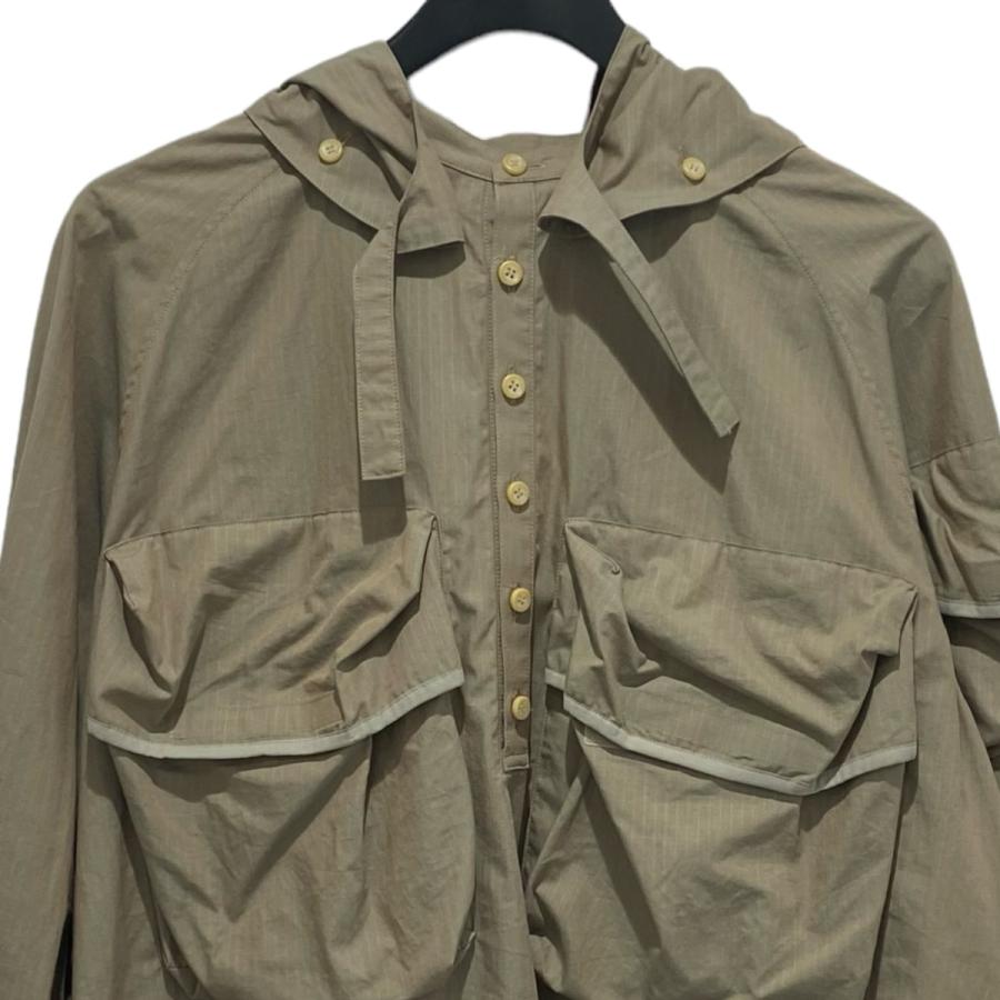 ジェンイェ JIAN YE 23SS STEPPED SHIRT -CHECK- ベージュ サイズ 
