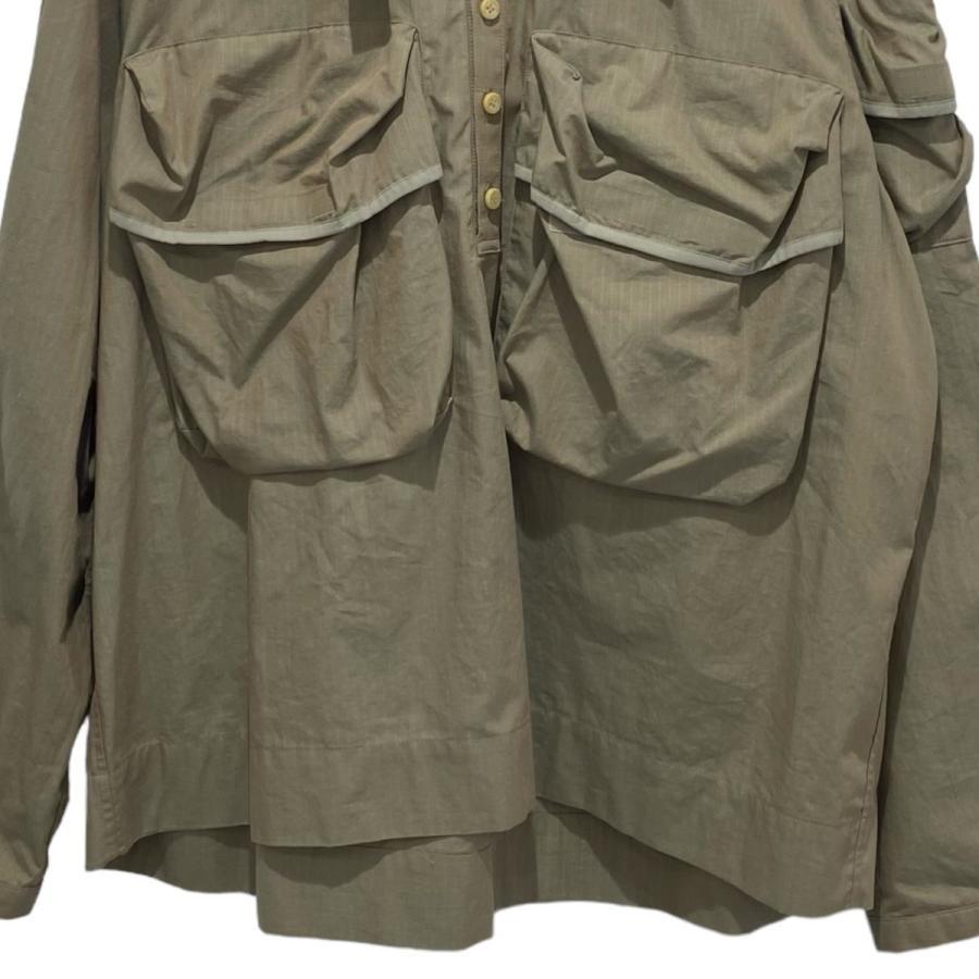 ジェンイェ JIAN YE 23SS STEPPED SHIRT -CHECK- ベージュ サイズ 