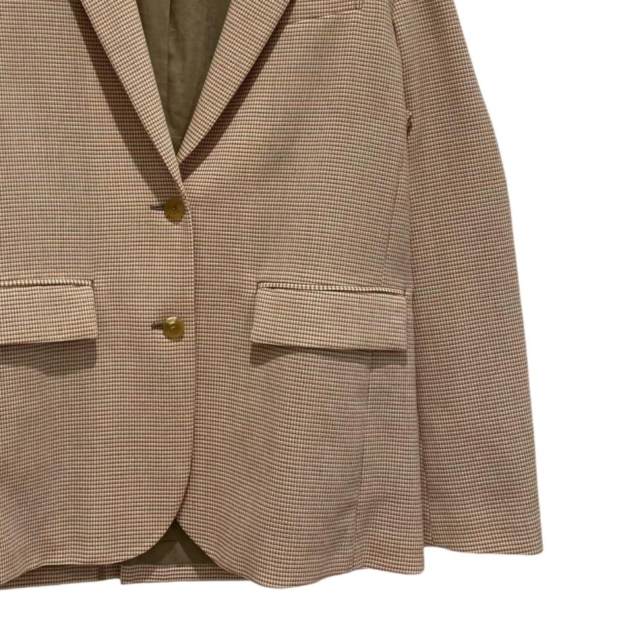 値下げ】6(ROKU) BEAUTY＆YOUTH HOUNDSTOOTH CHECK JACKET オレンジ 