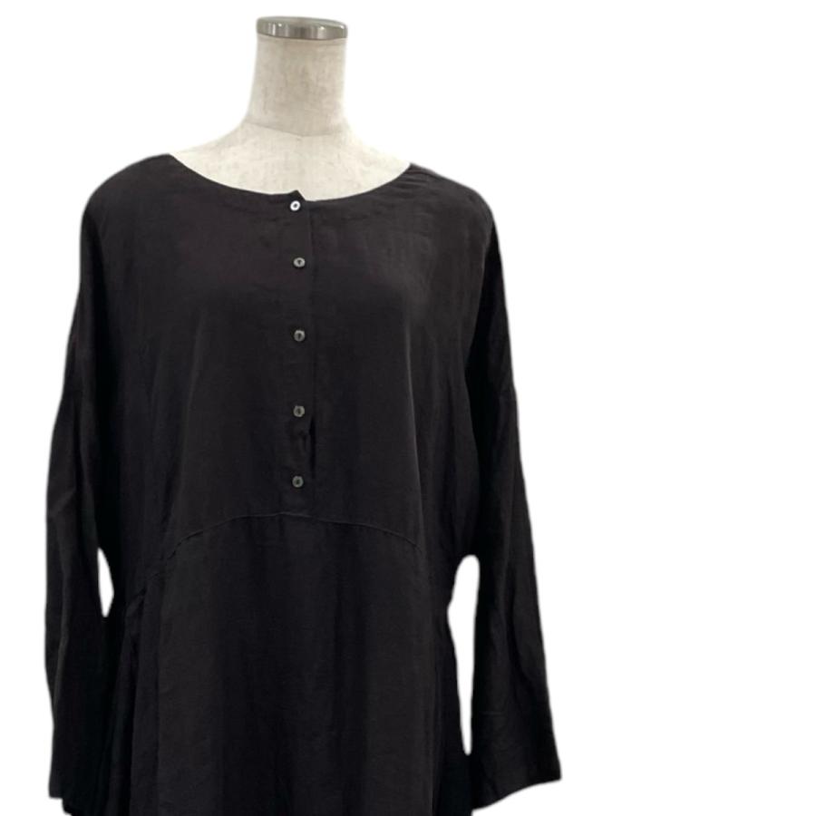 ネストローブ nest Robe 24AW リネンサイドタック2wayワンピース  