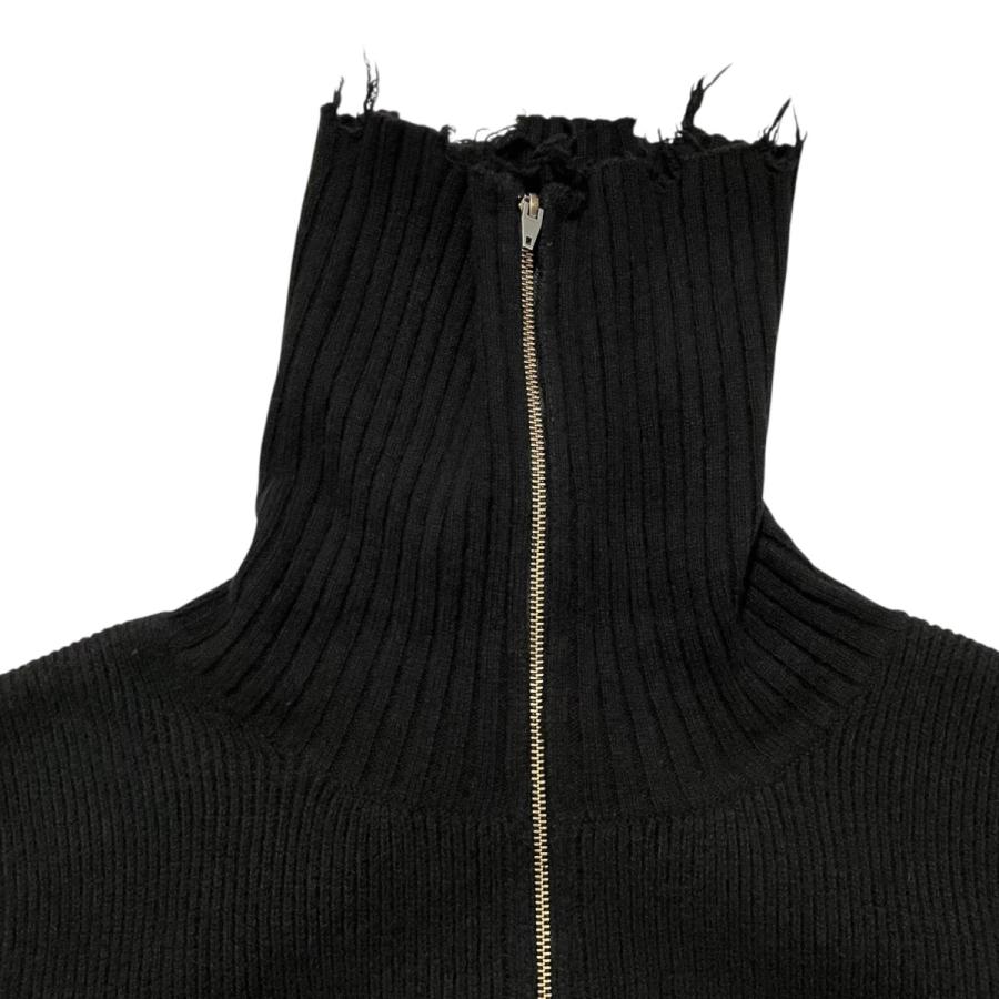 PERVERZE パーバーズ 無地 ニットベスト 01230505 ブラック サイズ：F