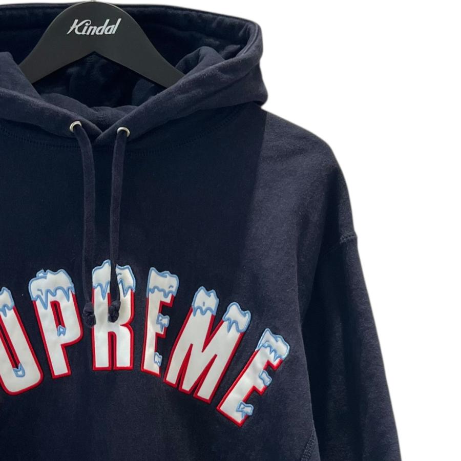 Supreme（シュプリーム） □ Icy Arc Hooded パーカー ネイビー サイズ