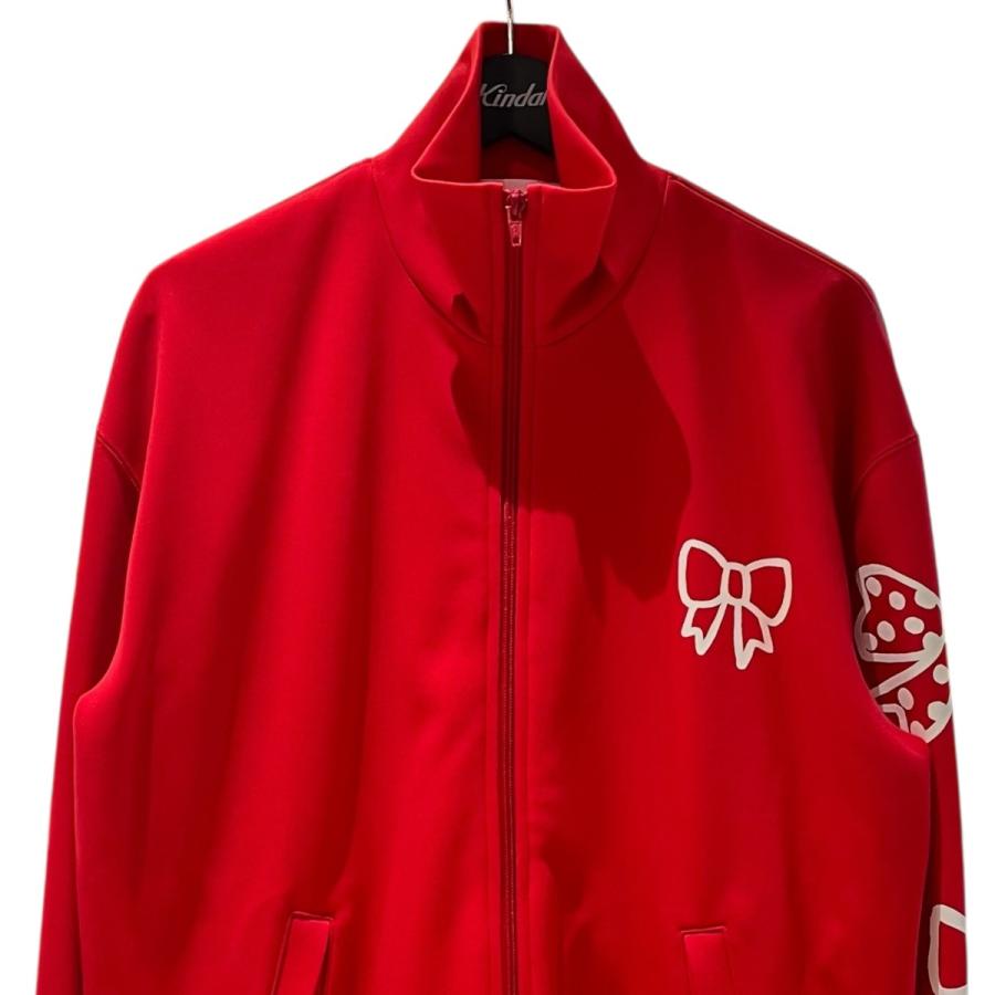 コムデギャルソンガール　リボンプリント 赤ジャージ COMME des GARCONS GIRL 【値下げ】COMME des GARCONS GIRL 2023AW