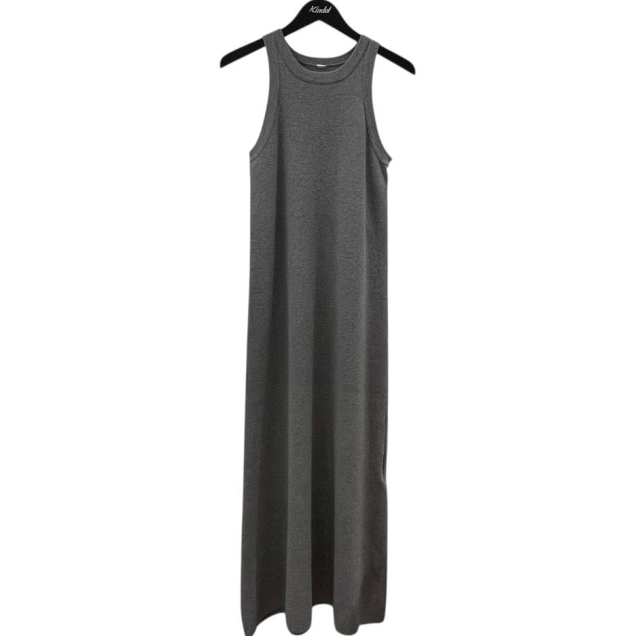 美品 Mila Owen ミラオーウェン 09WNT252009 セットアップ 1 セルロース他 ノースリーブ ロング丈 レディース AY7100A4 Mila Owen（ミラオーウェン） セットアップ 0 グレー レディース
