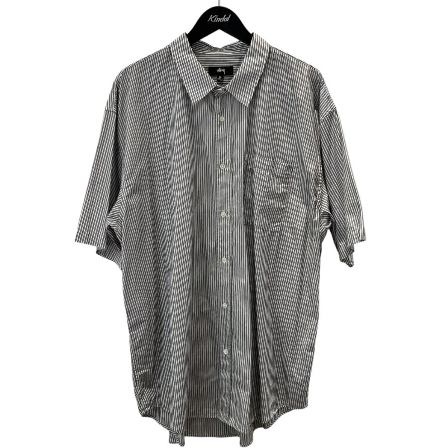 STUSSY ステューシー stussy ストライプ 半袖シャツ BOXY SS