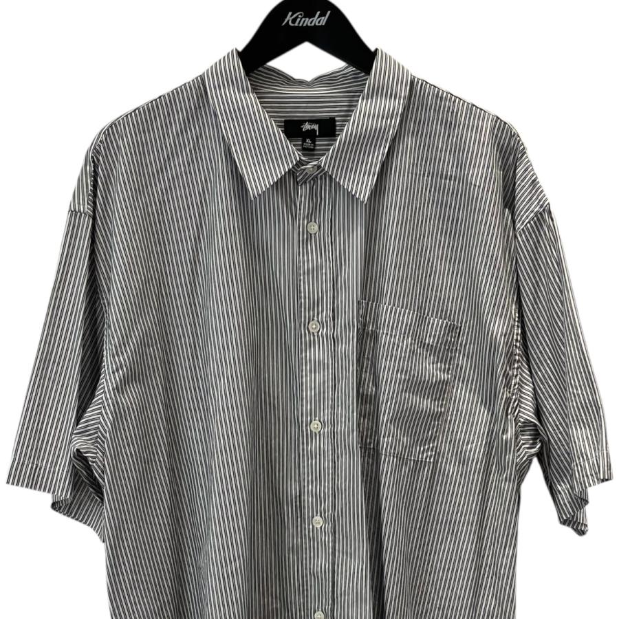 STUSSY ステューシー stussy ストライプ 半袖シャツ BOXY SS