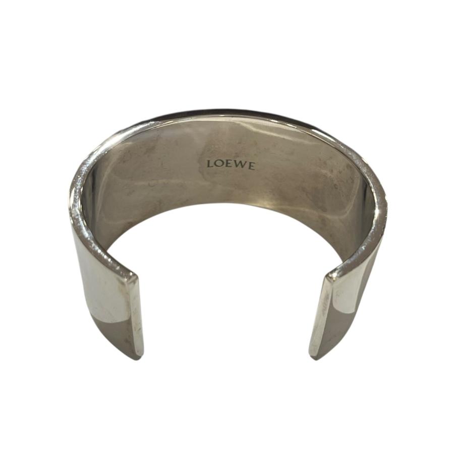 LOEWE（ロエベ） ウッド バングル シルバー×ブラウン : カインドオル
