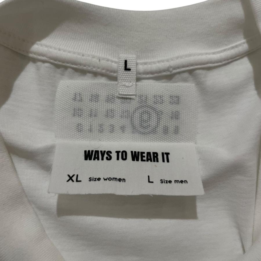 martin margiela マルタンマルジェラ カレンダー 白 Tシャツ S MAISON MARGIELA 1 メゾンマルジェラ 20SS カレンダーネック