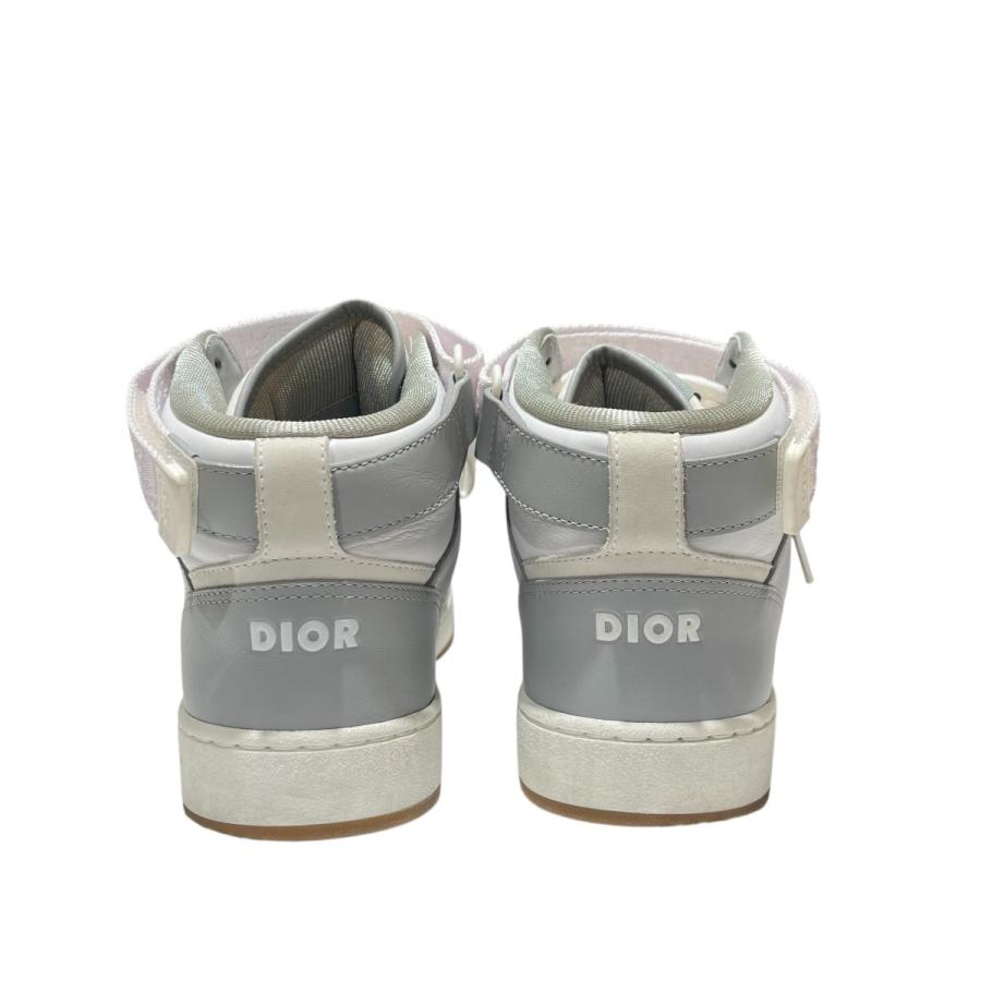 ディオール DIOR サイドオブリーク柄 ベルクロ ハイカットスニーカー 