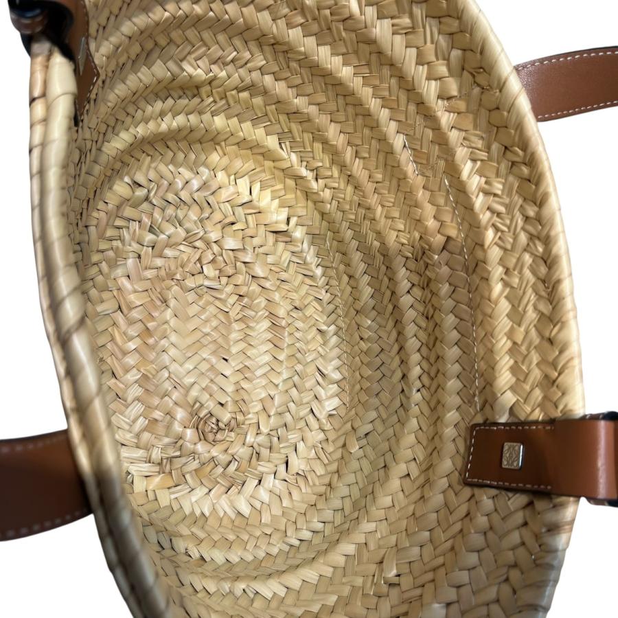 LOEWE ロエベ バスケットスモール カゴバッグ ベージュ×ブラック