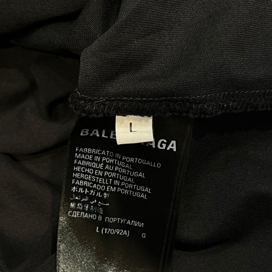 BALENCIAGA（バレンシアガ） 無地Tシャツ 756375 ブラック サイズ：L
