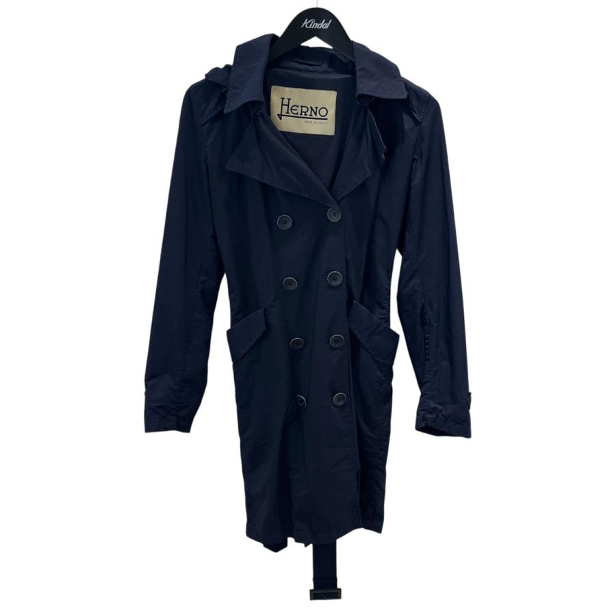 Herno GORE-TEX ネイビー トレンチコート HERNO（ヘルノ） トレンチコート 25706-24793-5 ネイビー サイズ：40