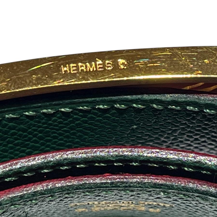 HERMES（エルメス） 【値下げ】HERMES V刻印 レザーベルト レッド