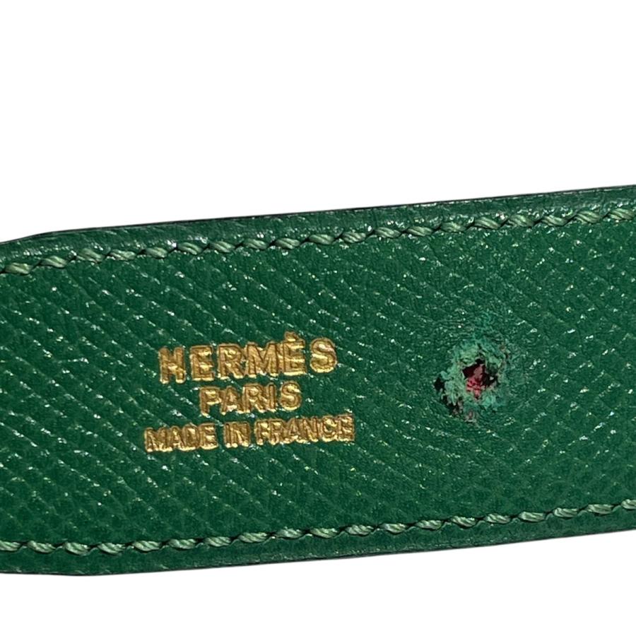 HERMES（エルメス） 【値下げ】HERMES V刻印 レザーベルト レッド