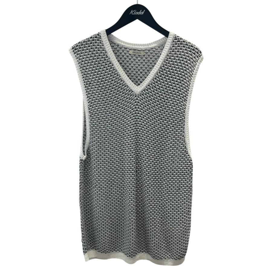 VAINL ARCHIVE DENIEL-V サイズM ニットベスト 中古・古着通販】vainl archive (ヴァイナルアーカイブ) ニットベスト