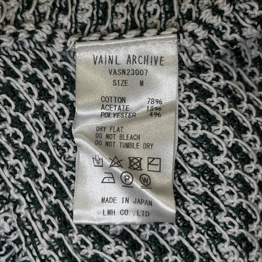 VAINL ARCHIVE ヴァイナルアーカイブ ニットベスト VASN23007 グリーン
