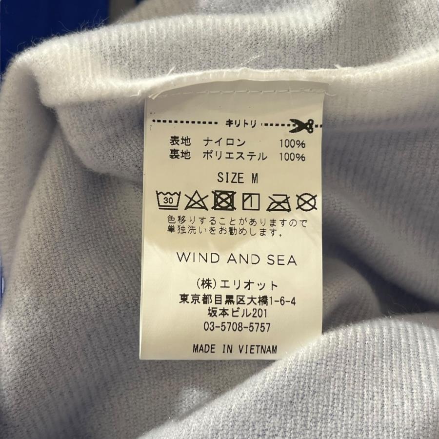 WIND AND SEA（ウィンダンシー） ロゴプリント コーチジャケット WDS