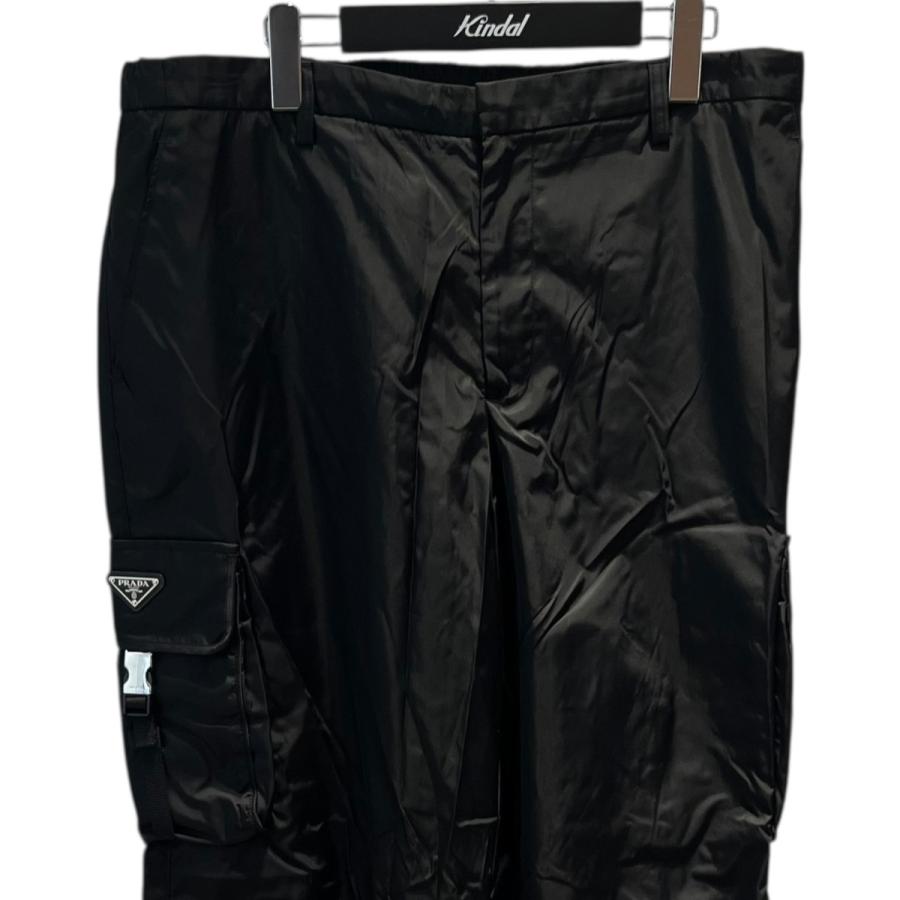 PRADA（プラダ） 裏地メッシュ カーゴパンツ SPH214 ブラック サイズ