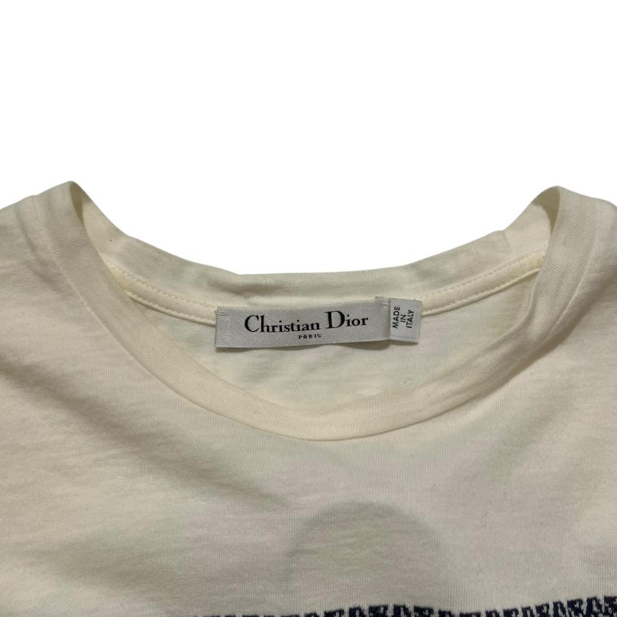 Christian Dior シグネチャーロゴ 半袖 Tシャツ ホワイト XS Christian Dior（クリスチャン・ディオール） シグネチャーバンドロゴ