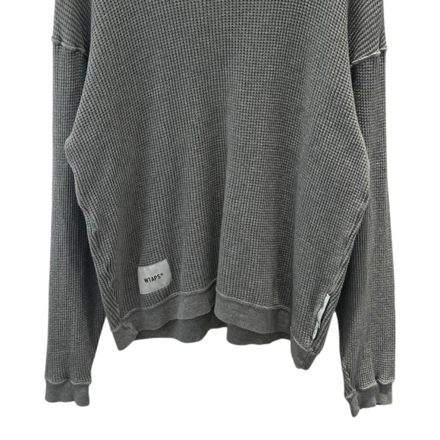 WTAPS（ダブルタップス） ワッフルカットソー 242ATDT-CSM21 グレー 