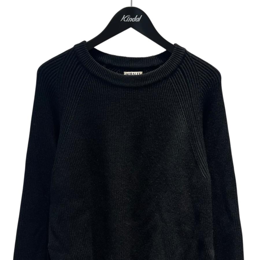 AURALEE（オーラリー） AURALEE SUPER FINE WOOL RIB KNIT RAGLAN