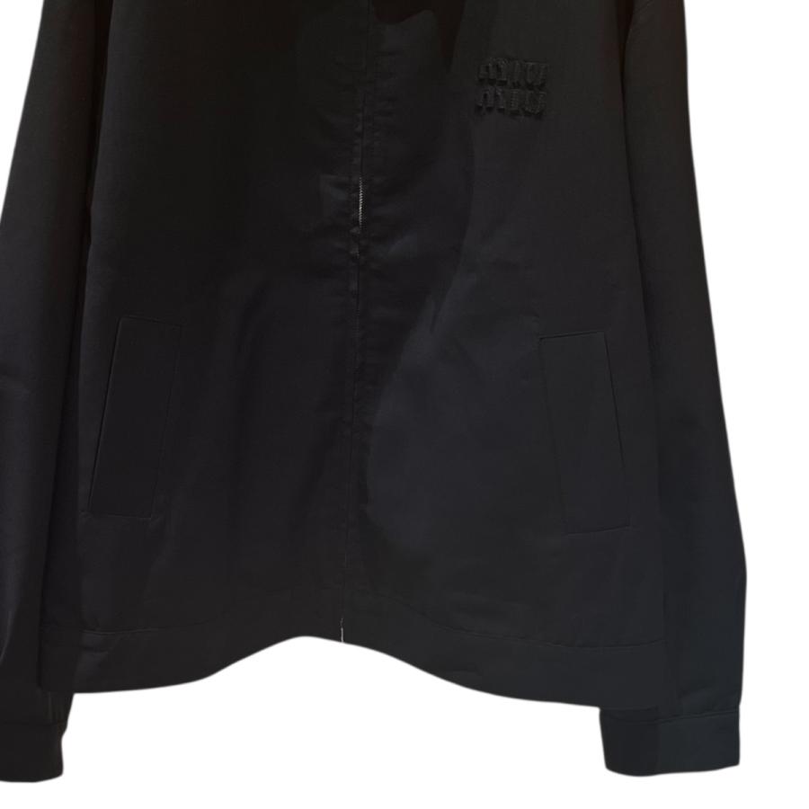 miu miu（ミュウミュウ） 【値下げ】MIU MIU 24SS ロゴワッペン ジップ