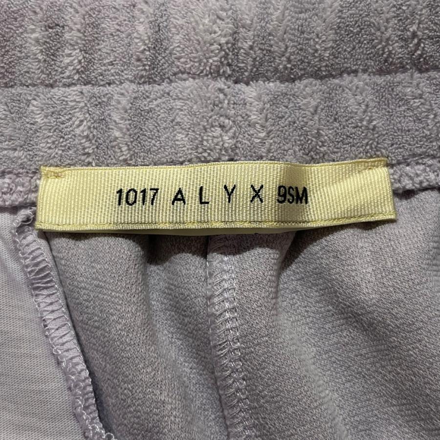 1017 ALYX 9SM（アリクス） 裾ロゴ刺繍 パイル地スウェットパンツ