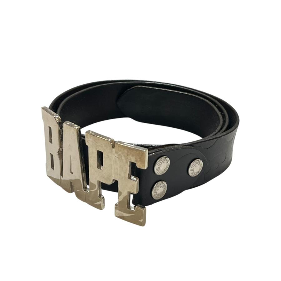A BATHING APE（アベイシングエイプ） ベルト ブラック サイズ：L