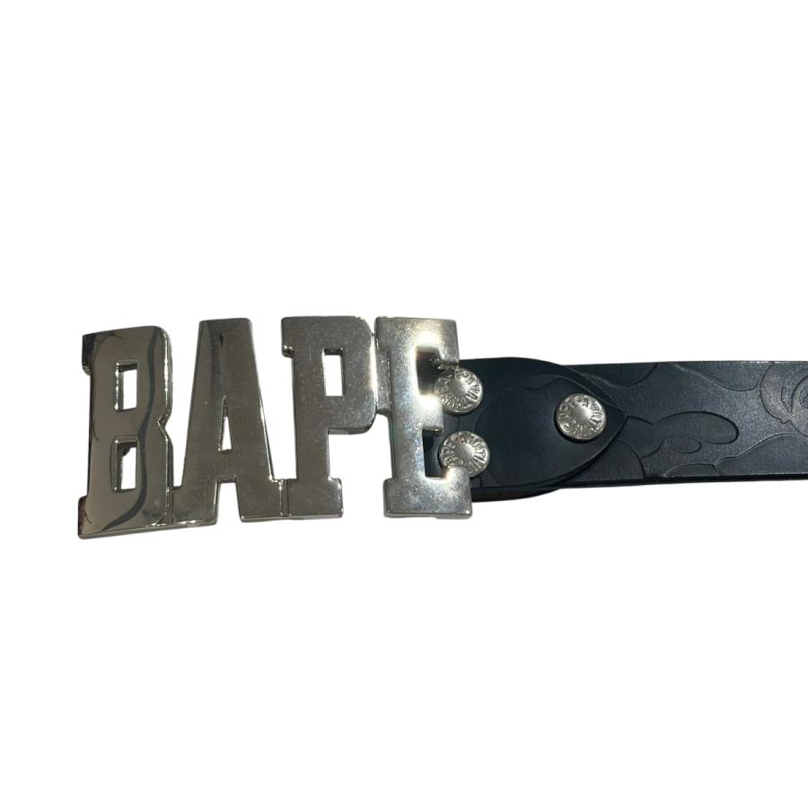 アベイシングエイプ ベルト 最終価格 A BATHING APE（アベイシングエイプ） ベルト BATHING APE LOGO