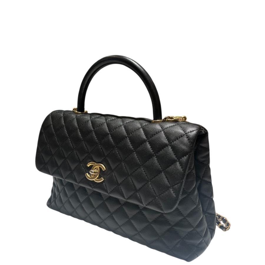 CHANEL（シャネル） トップハンドル2WAYバッグ A92992 ブラック