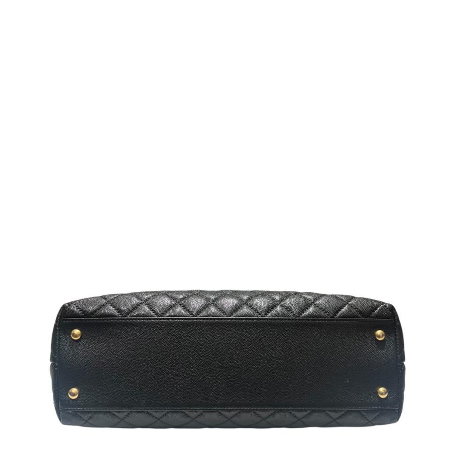 CHANEL 2WAY バッグ　ブラック CHANEL（シャネル） トップハンドル2WAYバッグ A92992 ブラック