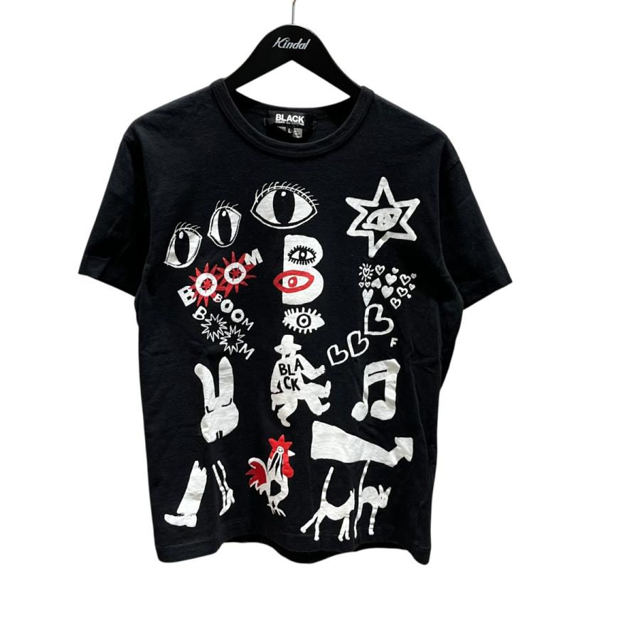 BLACK COMME des GARCONS ブラックコムデギャルソン グラフィックT