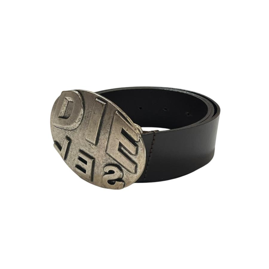 ※新品未使用※ DIESEL ベルト 正規品 サイズ95 DIESEL（ディーゼル） ベルト ブラウン×シルバー サイズ：95