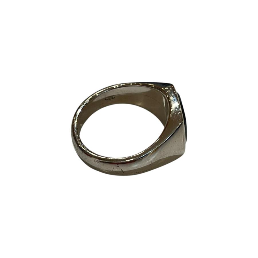 TOM WOOD（トムウッド） TOM WOOD Cushion Larvikite Ring シルバー