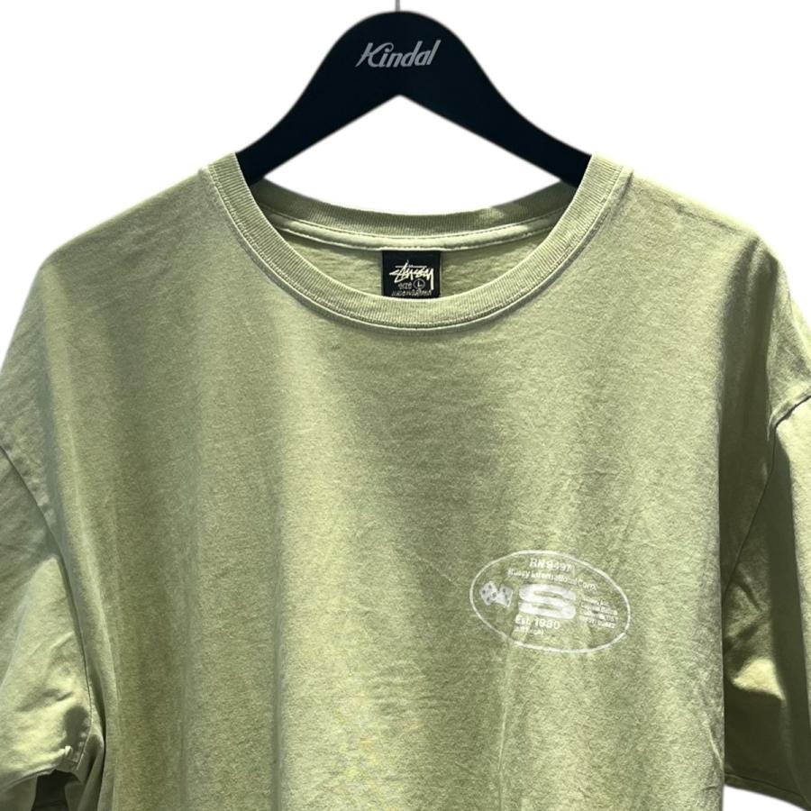 STUSSY（ステューシー） プリント Tシャツ ライトグリーン サイズ：L