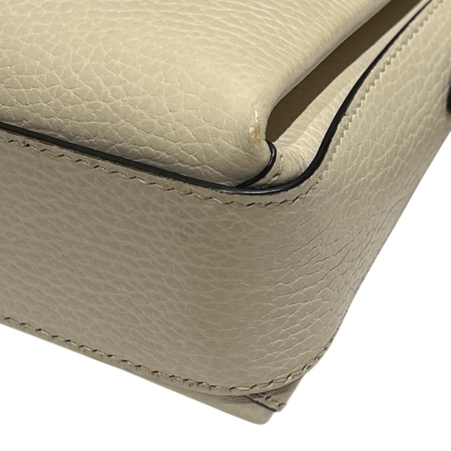 GUCCI チェーンバック アイボリー GUCCI（グッチ） チェーンウォレット ポシェット 財布 長財布