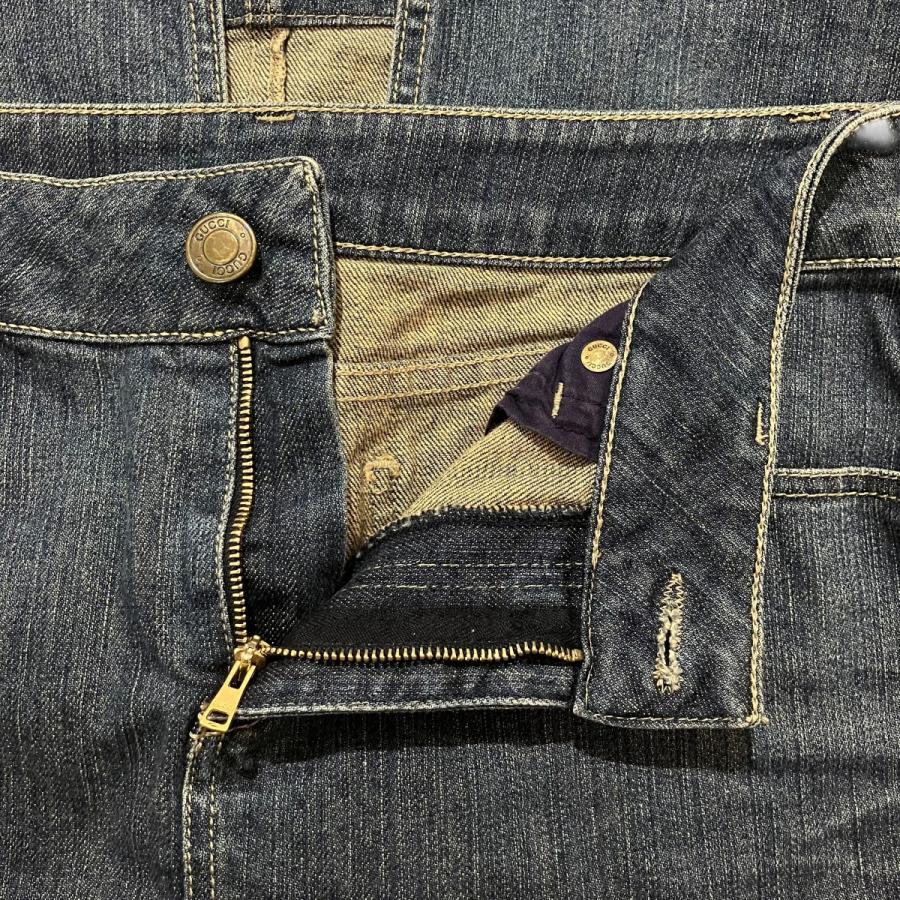 GUCCI（グッチ） デニムスカート 166646 インディゴ サイズ：38