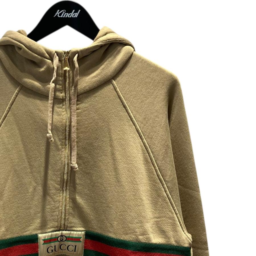 GUCCI（グッチ） ハーフジップパーカー 644656 ベージュ サイズ：XS