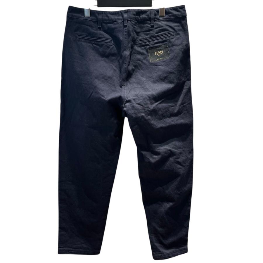 FENDI（フェンディ） ロゴパッチ タックデニムパンツ FLP287