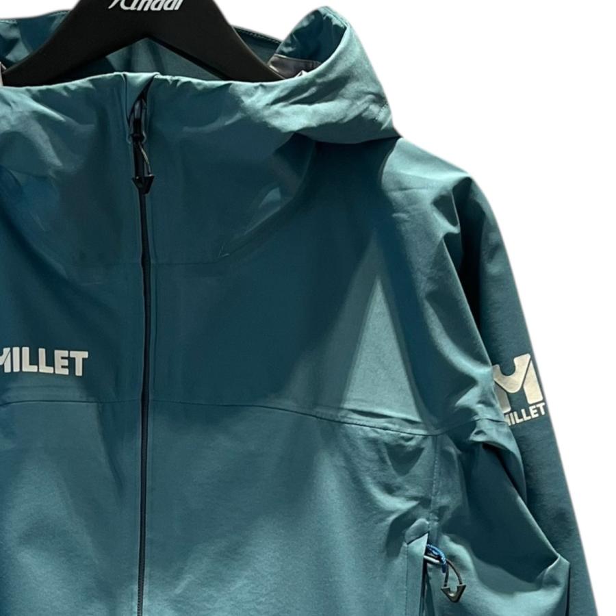 美品 海外限定 ミレー MILLET マウンテンパーカー シェルジャケット XL