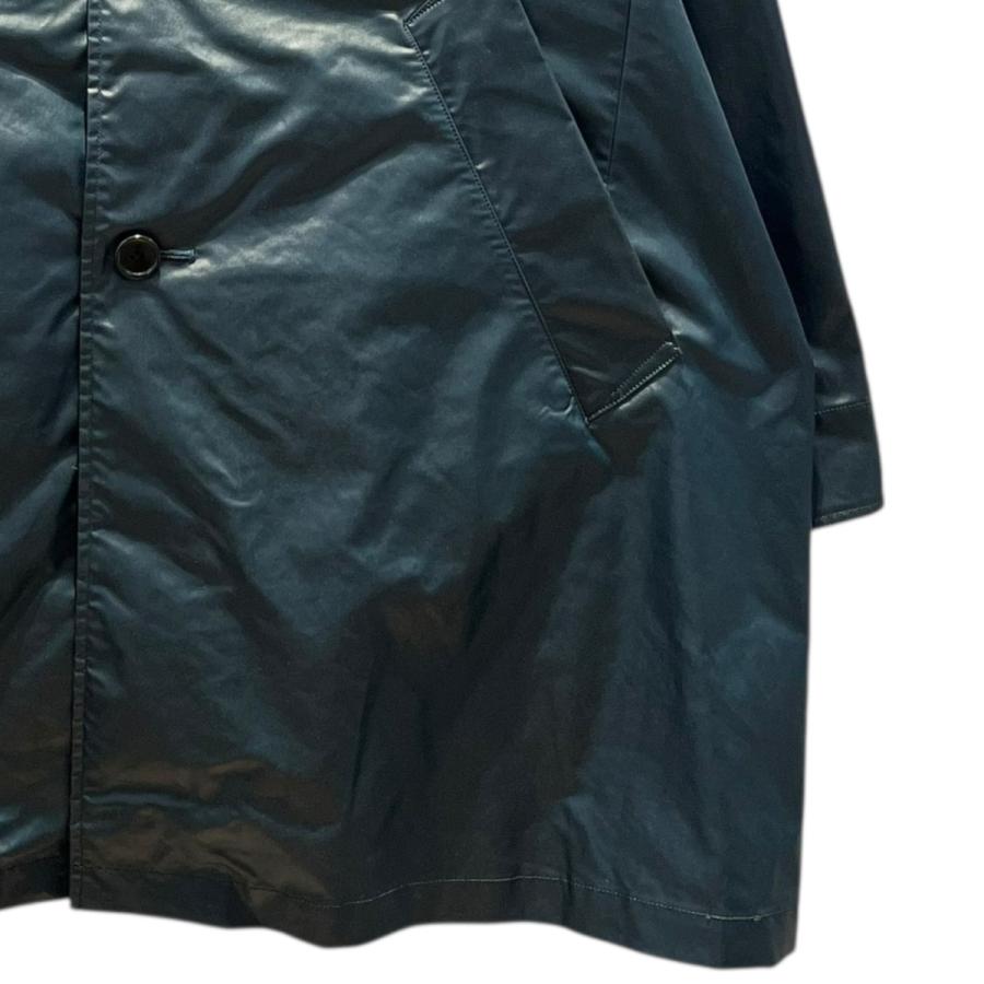 YOAK（ヨーク） YOKE LEATHER-LIKE CAR COAT ステンカラーコート