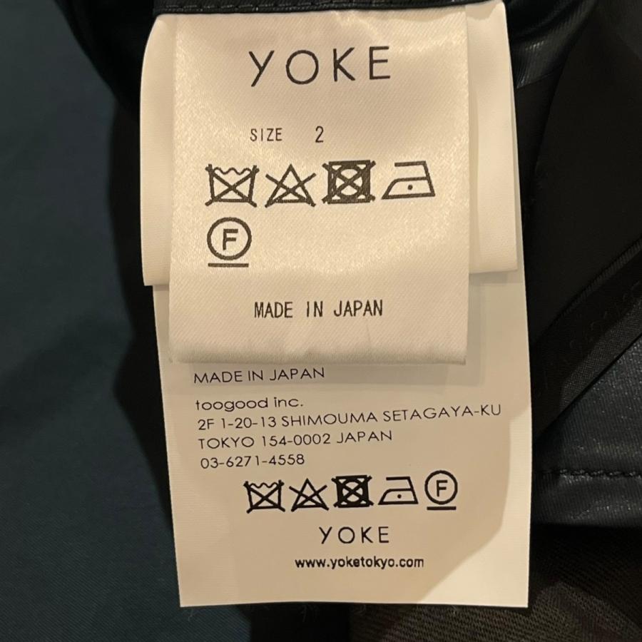 YOAK（ヨーク） YOKE LEATHER-LIKE CAR COAT ステンカラーコート