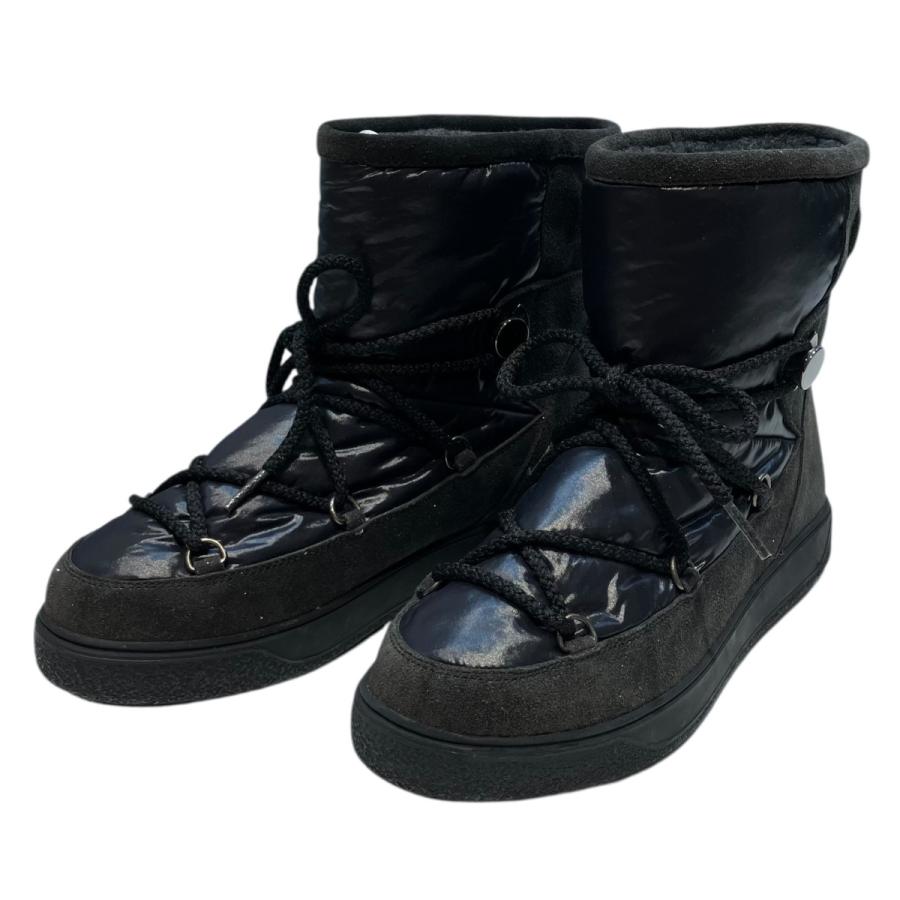 モンクレール ブーツ 37 MONCLER（モンクレール） スノーブーツ ブラック サイズ：37