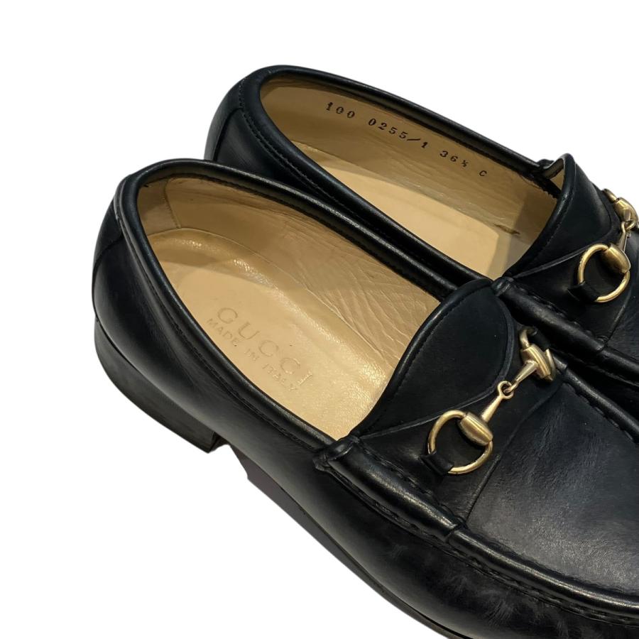 GUCCI（グッチ） ビットローファー 100 0255 ブラック サイズ：36 1/2
